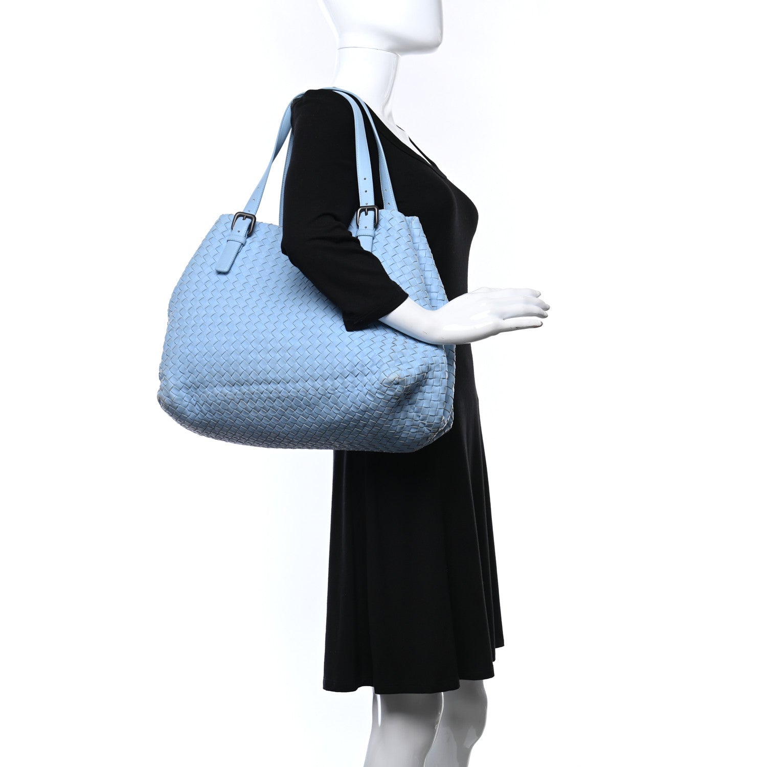 Bottega Veneta Nappa Intrecciato Large Cesta Tote Ciel 2 of 13