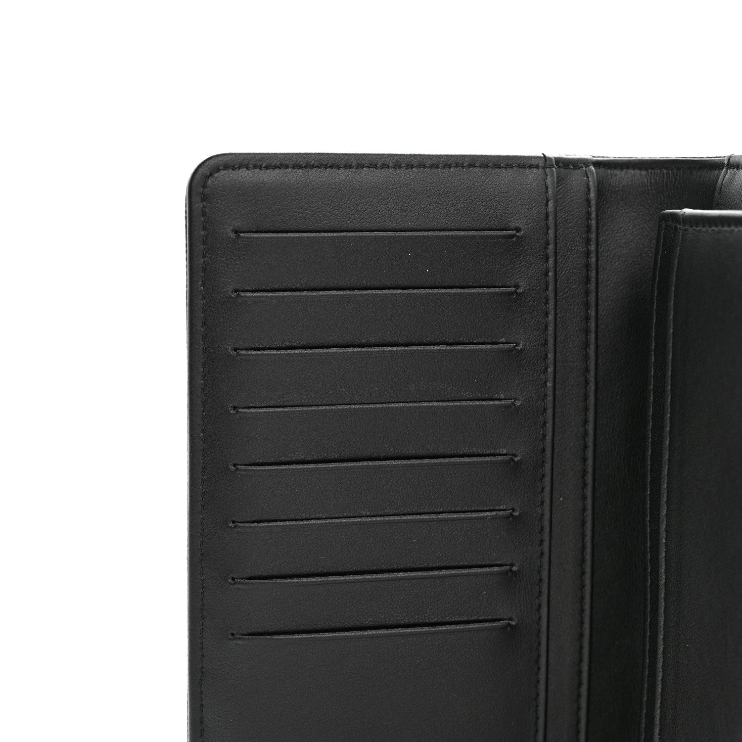 Chanel Caviar Quilted Boy Yen Wallet Black 9 of 10