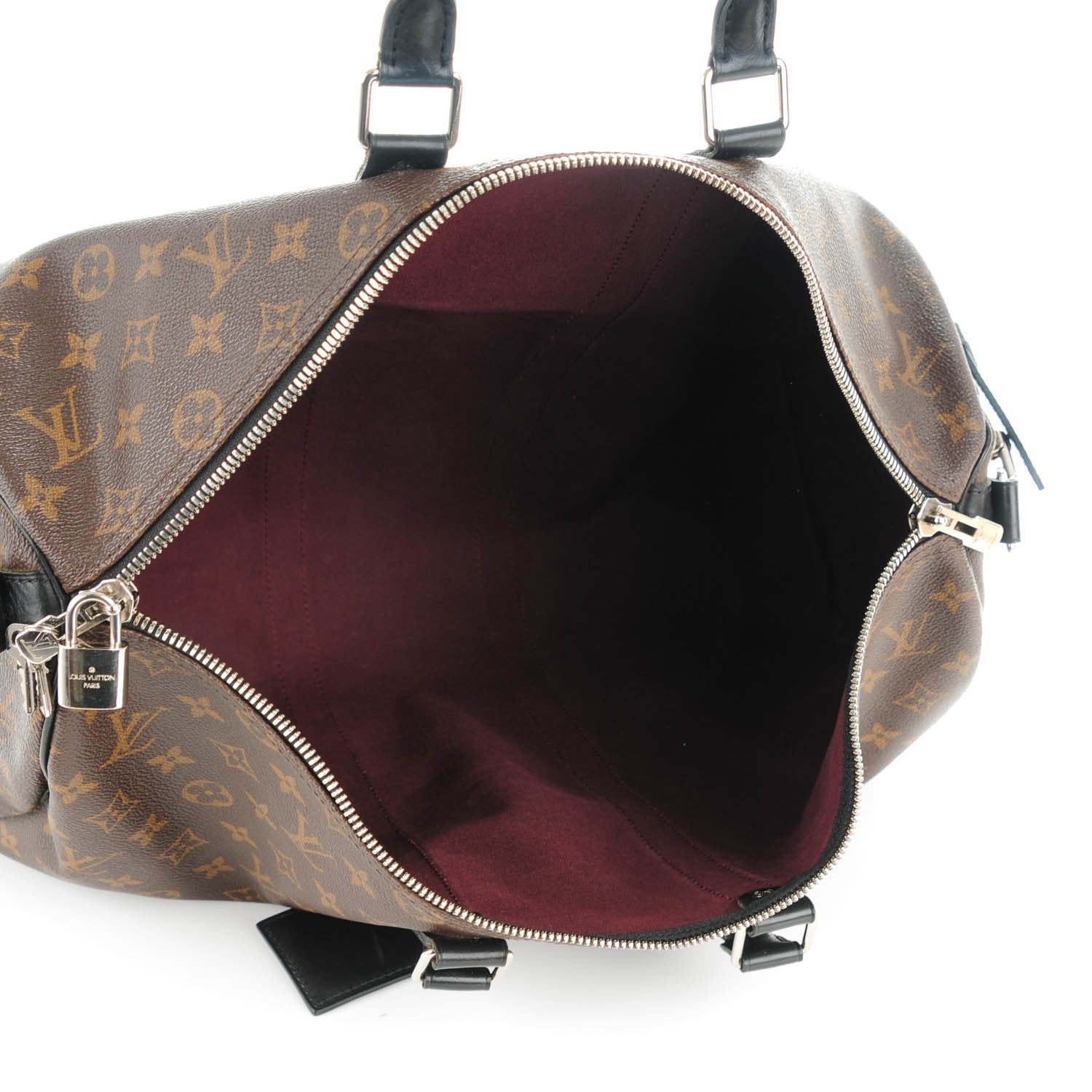 Louis Vuitton Monogram Macassar Keepall Bandouliere 45 6 of 7