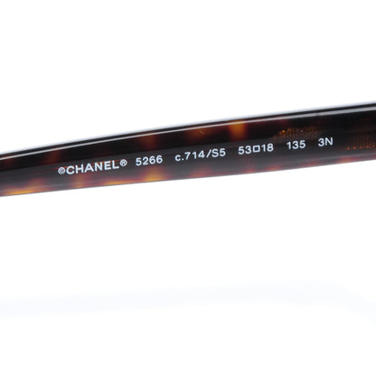 Chanel Tortoise CC Sunglasses 5266 4 of 5