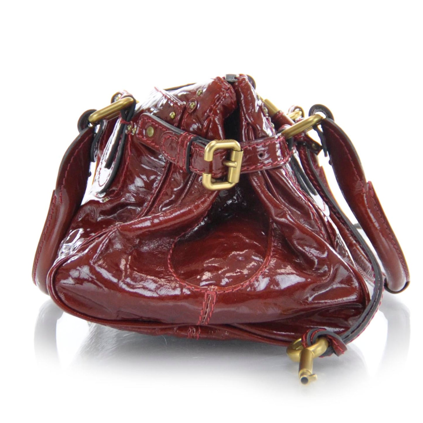 Patent Leather Paddington Raspberry