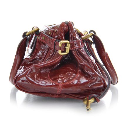 Chloe Patent Leather Paddington Raspberry 4 of 10