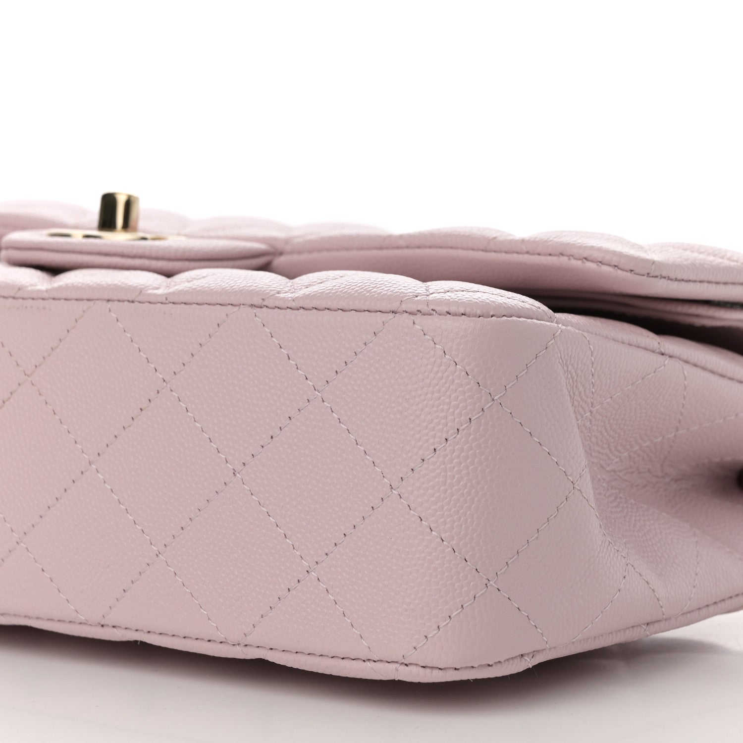 Chanel Caviar Quilted Medium Double Flap Light Pink 10 of 13
