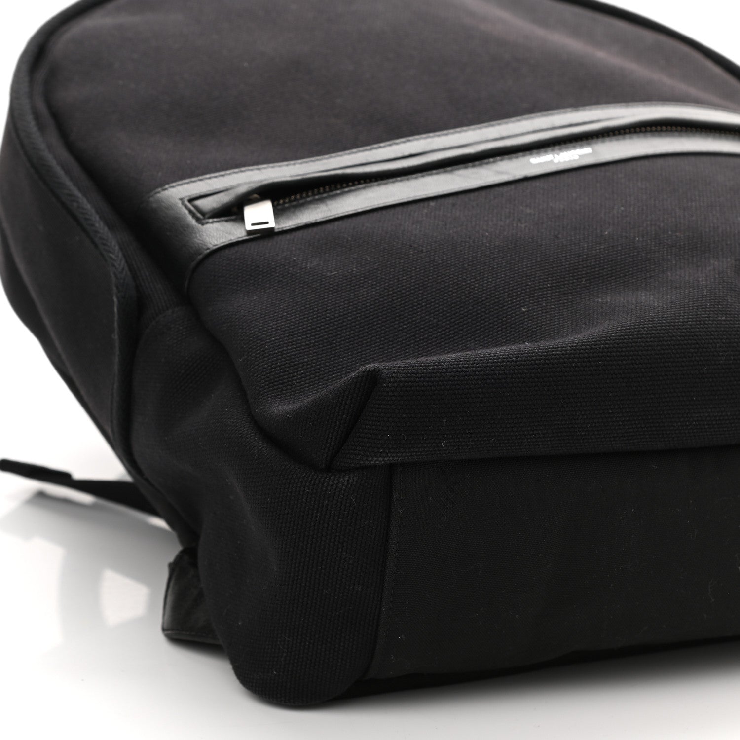 Saint Laurent Canvas City Backpack Black 9 of 10