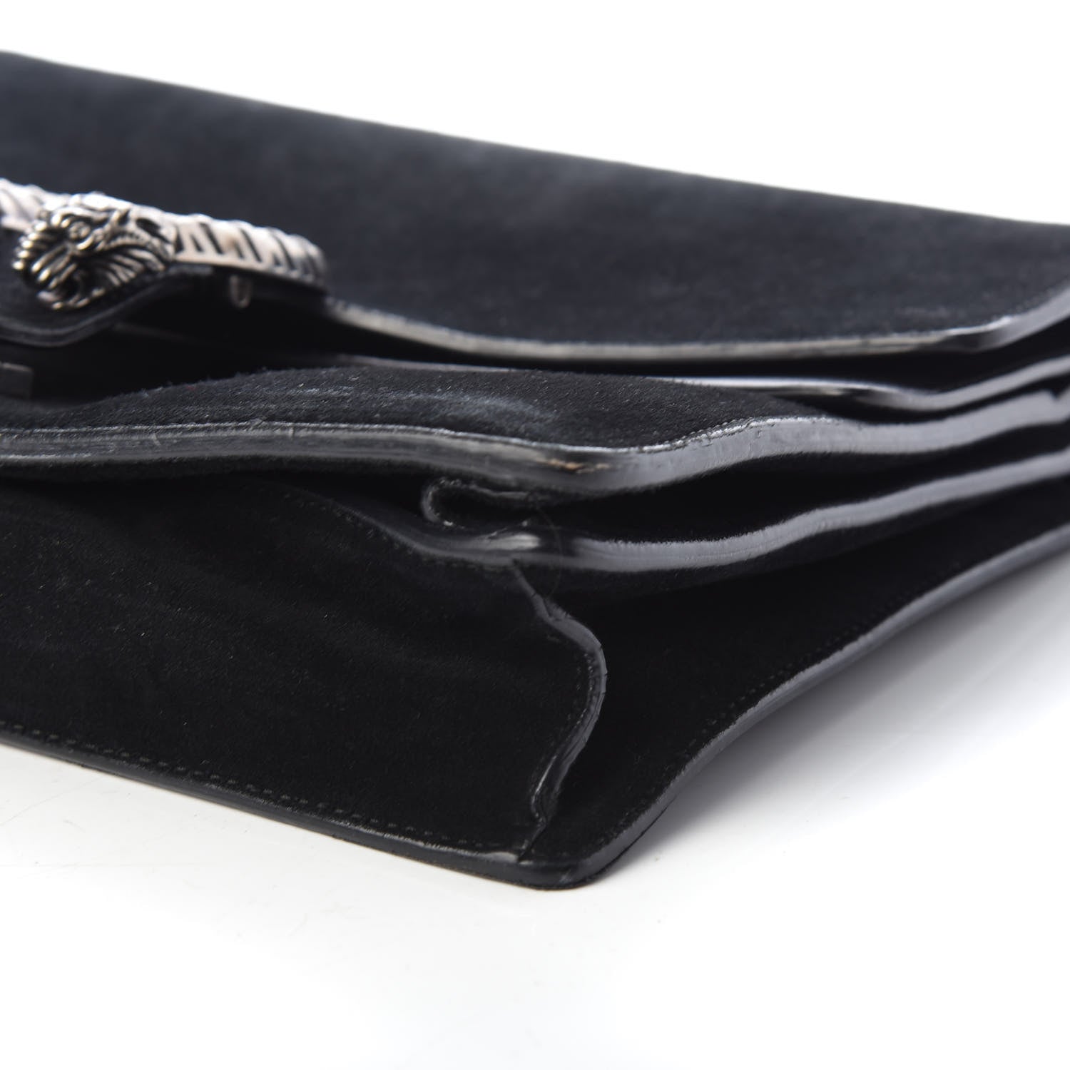 Gucci Suede Medium Dionysus Shoulder Bag Black 9 of 9