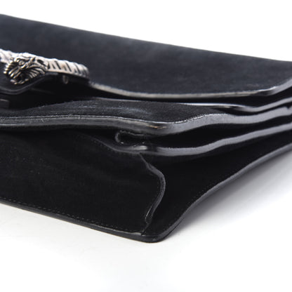 Gucci Suede Medium Dionysus Shoulder Bag Black 9 of 9