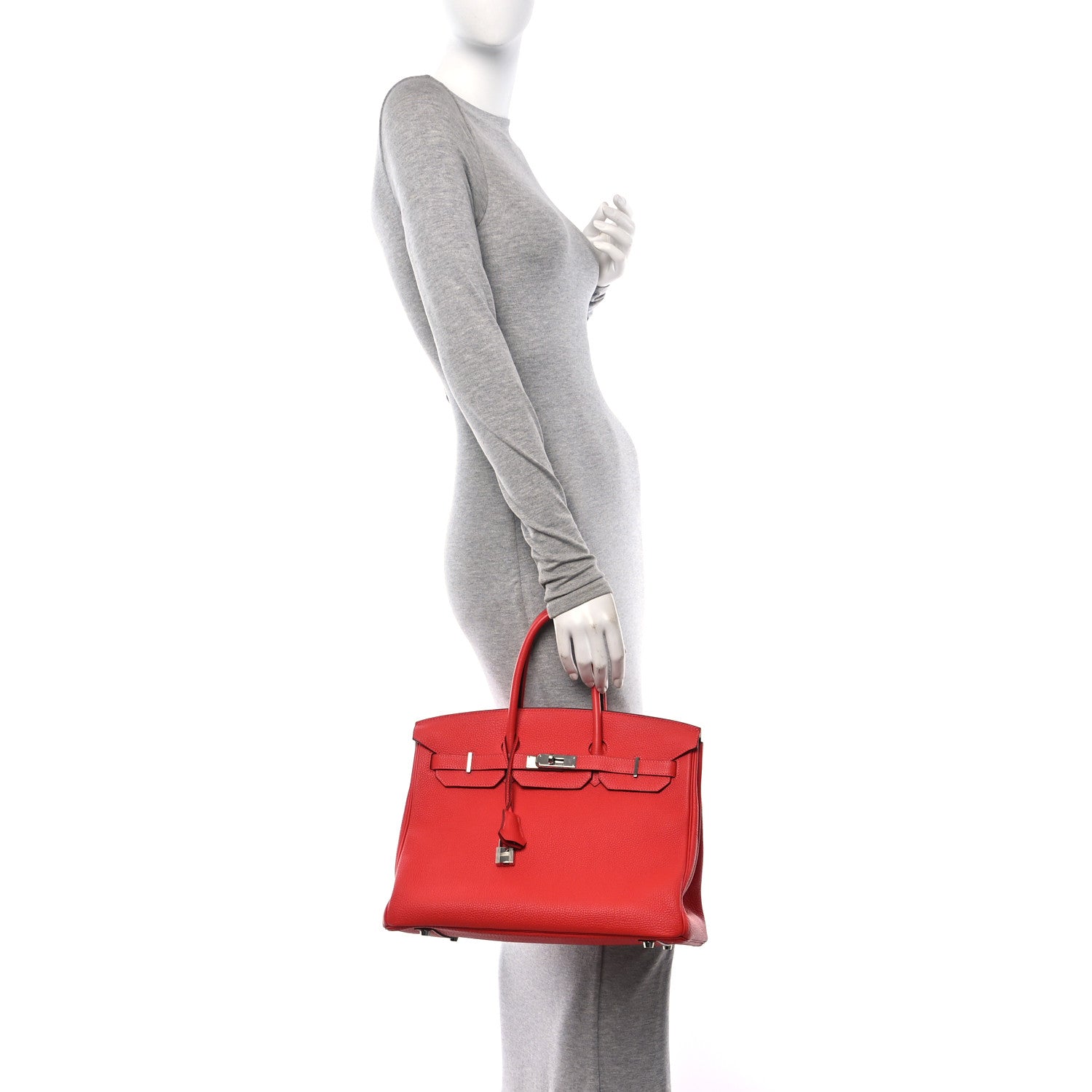Hermes Togo BIRKIN 35 Rouge Pivoine 2 of 11