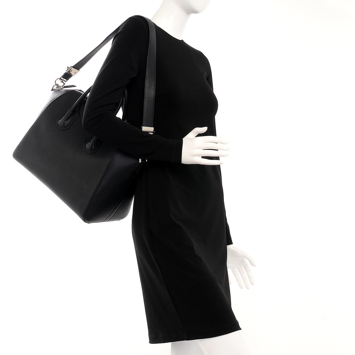 Givenchy Sugar Goatskin Medium Antigona Black 3 of 9