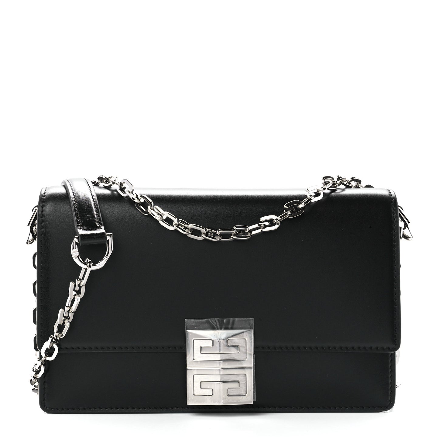 Calfskin Small 4G Chain Shoulder Bag Black