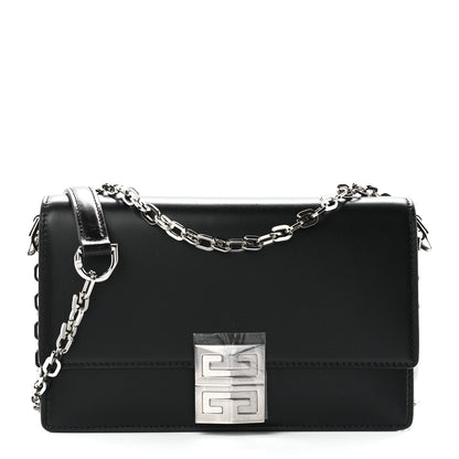 Givenchy Calfskin Small 4G Chain Shoulder Bag Black 1 of 11