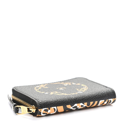 Louis Vuitton Monogram Giant Jungle Zippy Coin Purse Black 4 of 7