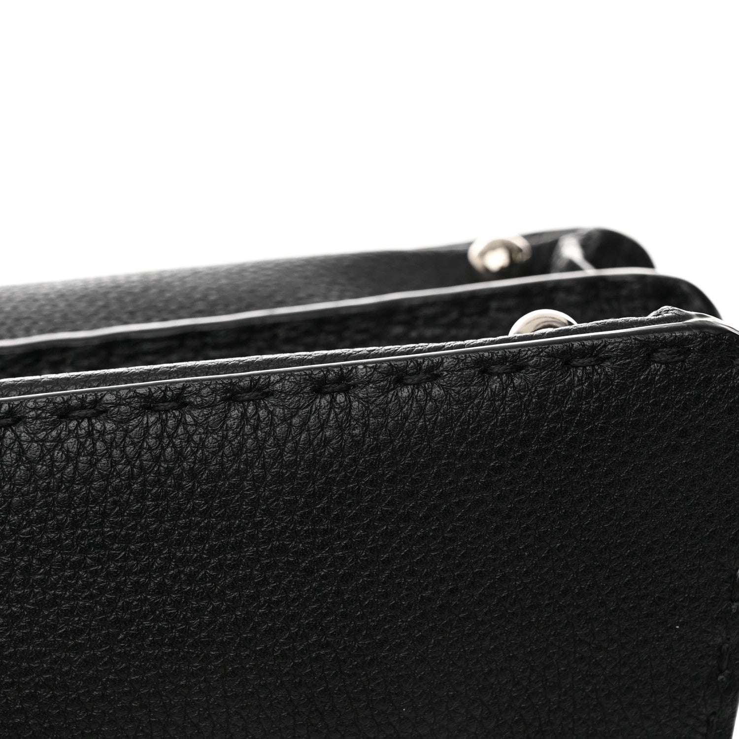 Fendi Cuoio Romano Selleria Chamois Small Peekaboo I SEE U Satchel Black Camel Sunflower 15 of 16