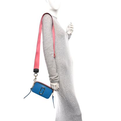 Marc Jacobs Saffiano Small Snapshot Camera Bag Blue Multicolor 2 of 10