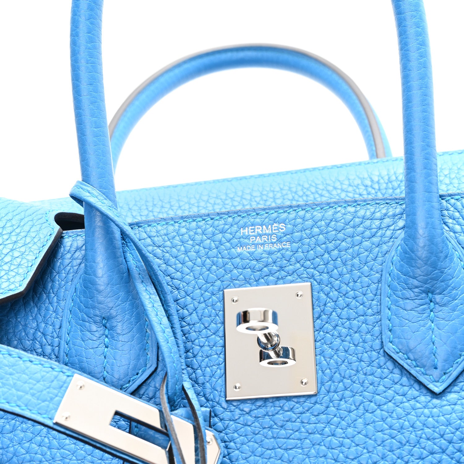 Hermes Togo BIRKIN 30 Bleu Zanzibar 6 of 10