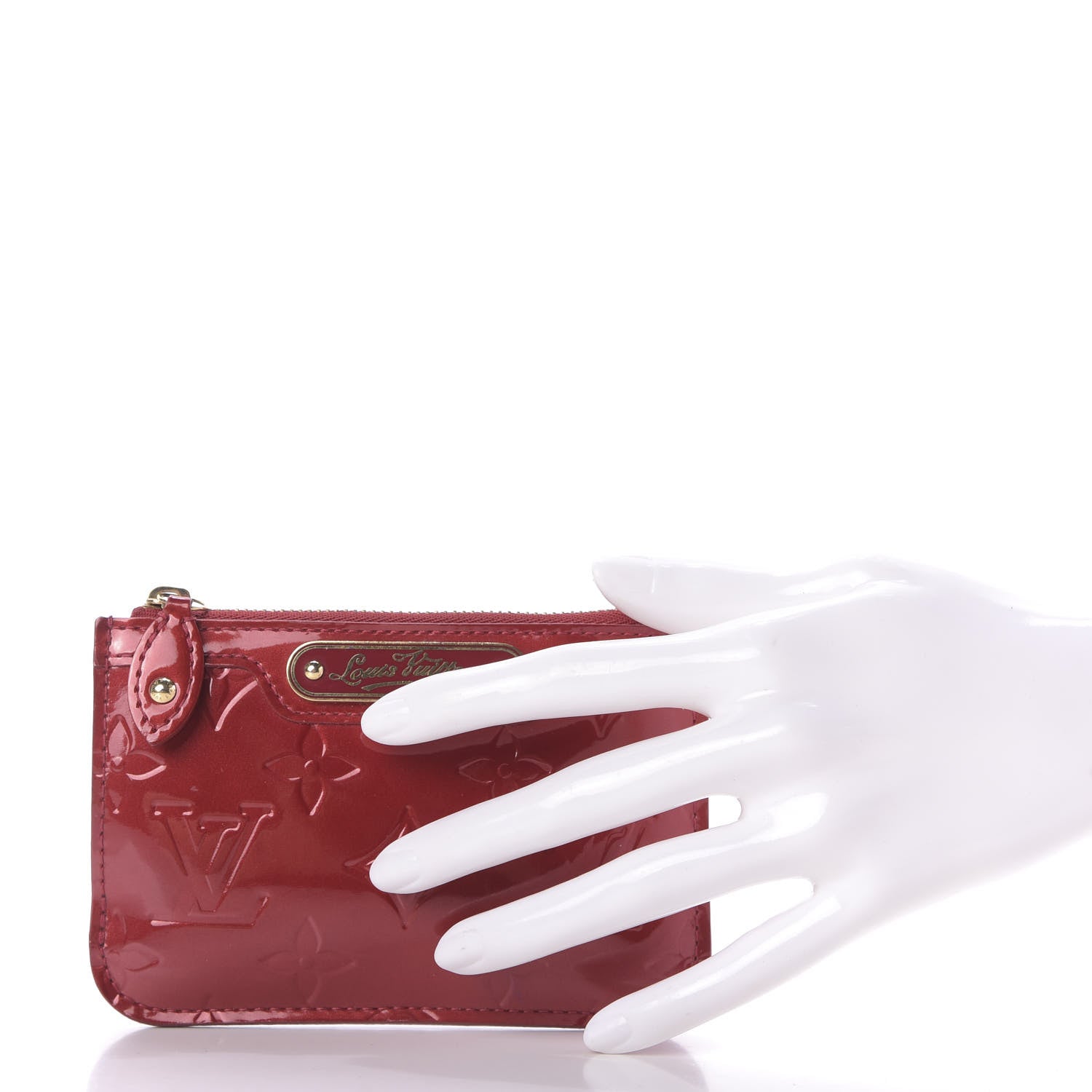 Louis Vuitton Vernis Key Pouch Pomme D'Amour 2 of 8
