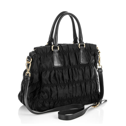 Prada Tessuto Nylon Gaufre Tote Nero Black 3 of 9