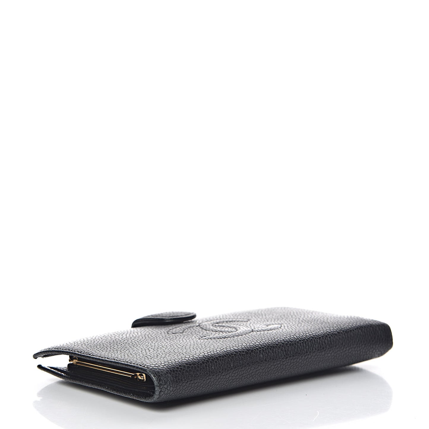 Caviar Timeless CC French Wallet Black