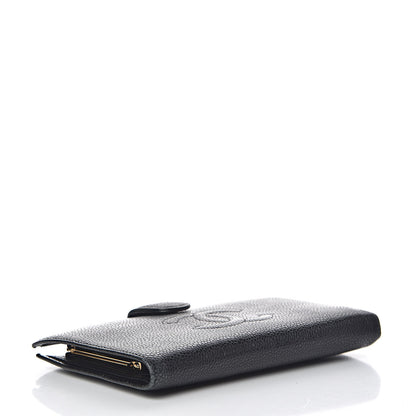 Chanel Caviar Timeless CC French Wallet Black 4 of 11