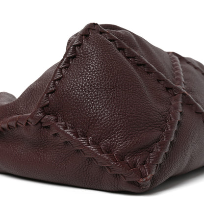 Bottega Veneta Cervo Deerskin Hobo Burgundy 9 of 10
