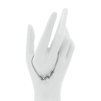 David Yurman Sterling Silver Pearl Starburst Bracelet 2 of 5