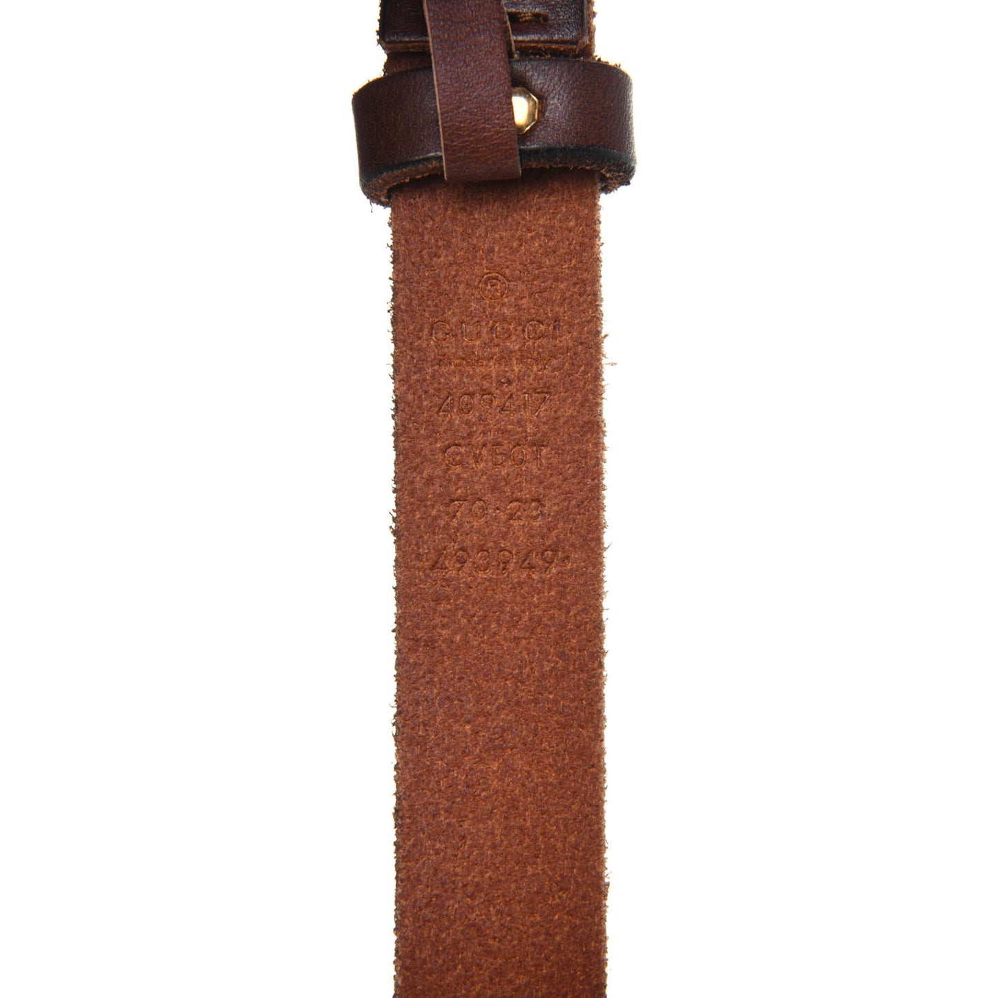 Faded Calfskin Double G 20mm Belt 70 28 Cuir
