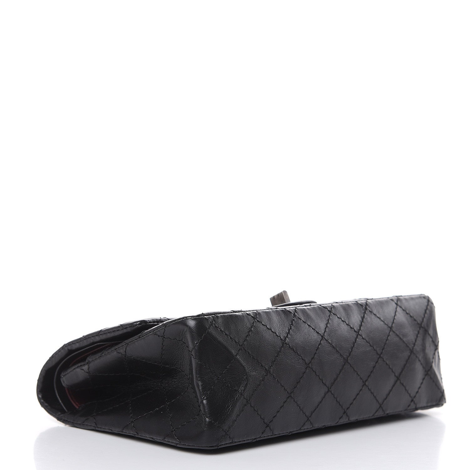 Chanel Aged Calfskin Quilted 2.55 Reissue 225 Flap Black 4 of 10