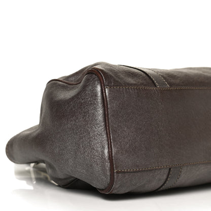 Fendi Metallic Calfskin Shoulder Bag Brown 9 of 12