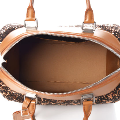 Louis Vuitton Sequin Monogram Sunshine Express Speedy Gold 7 of 9