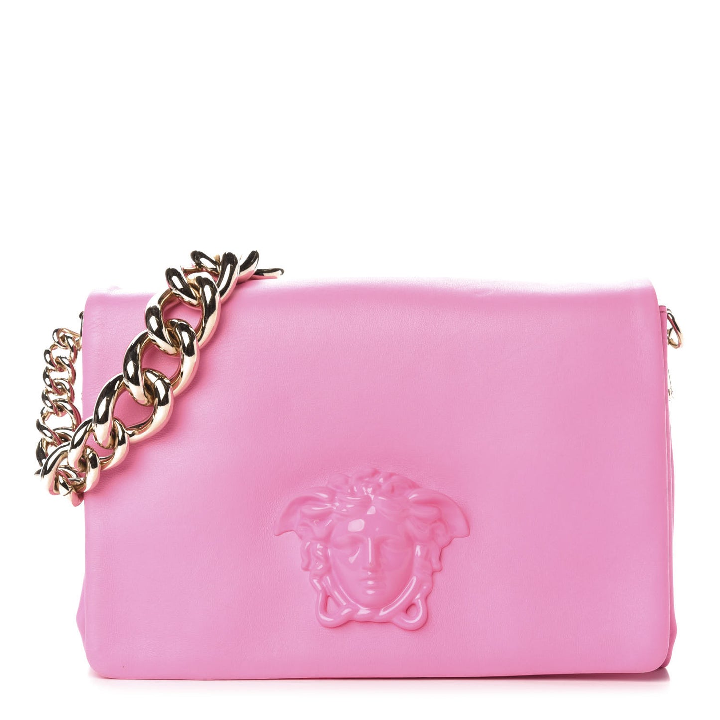 Nappa Palazzo Sultan Shoulder Bag Pink