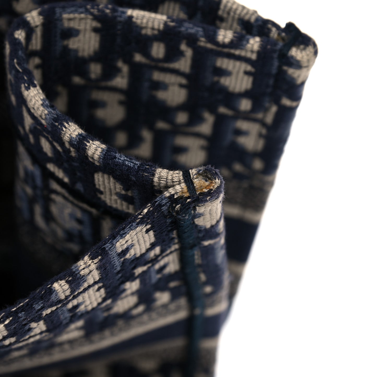 Oblique Medium Book Tote Blue Multicolor