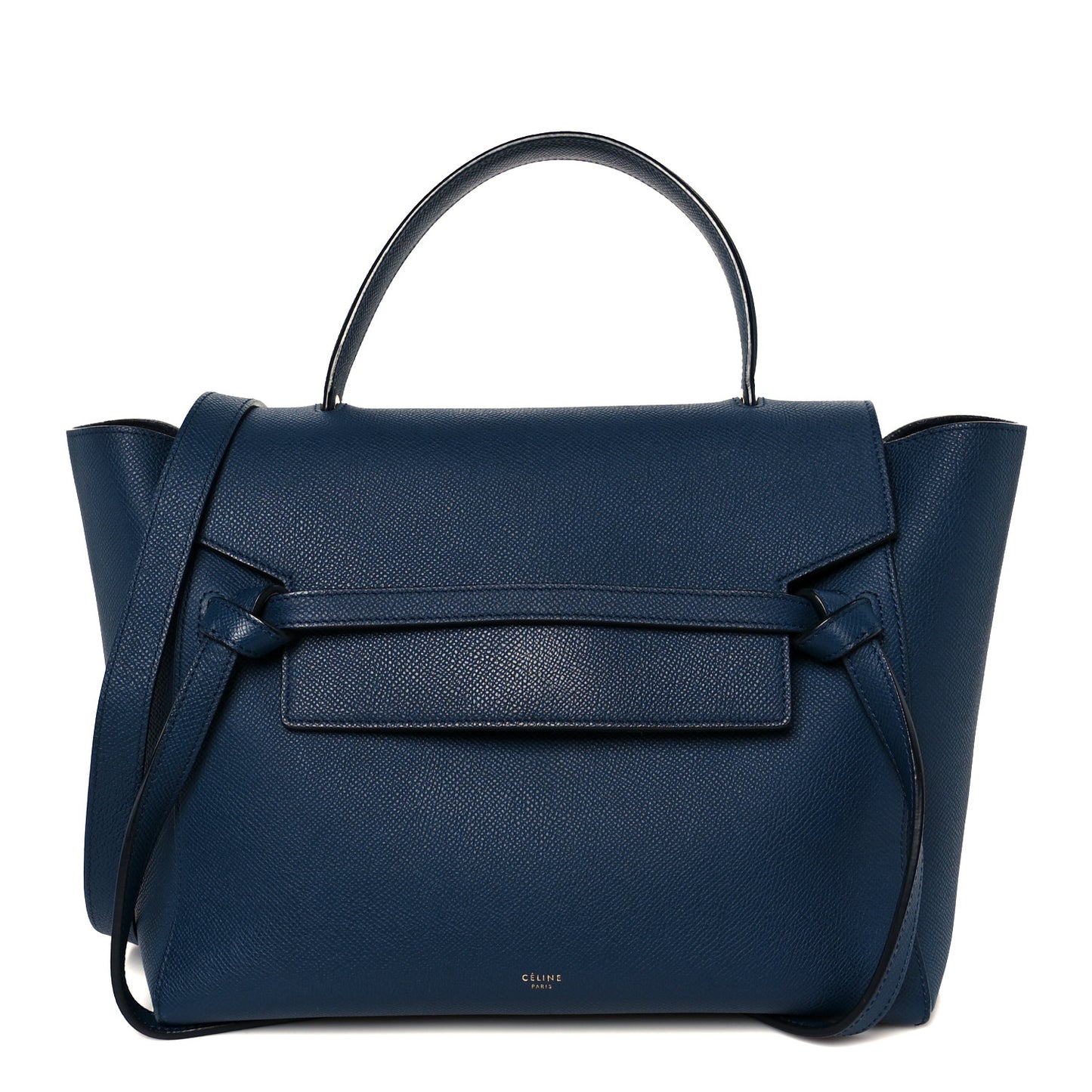 Grained Calfskin Mini Belt Bag Indigo