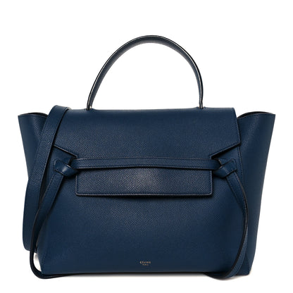 Celine Grained Calfskin Mini Belt Bag Indigo 1 of 11