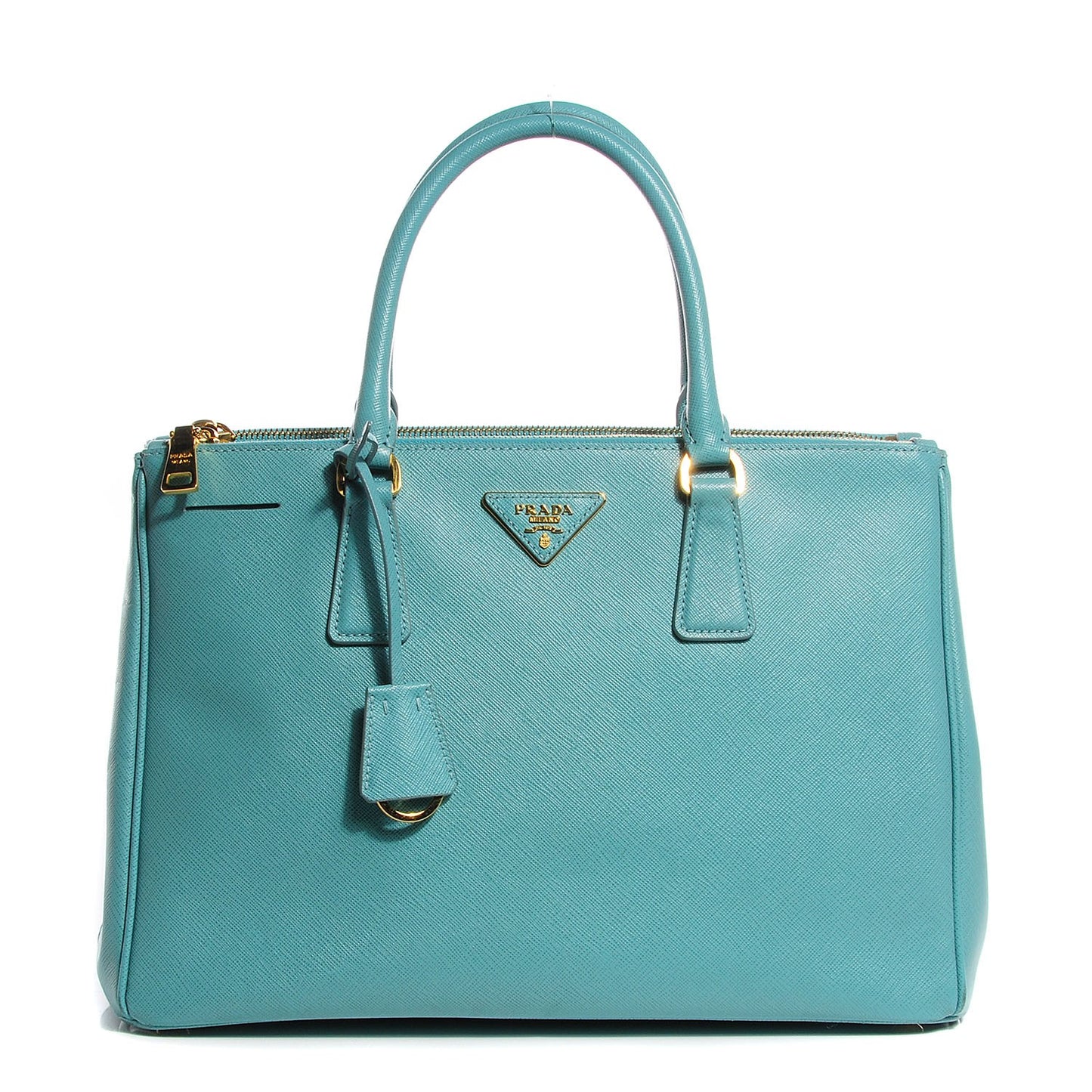 Saffiano Lux Medium Double Zip Tote Anice