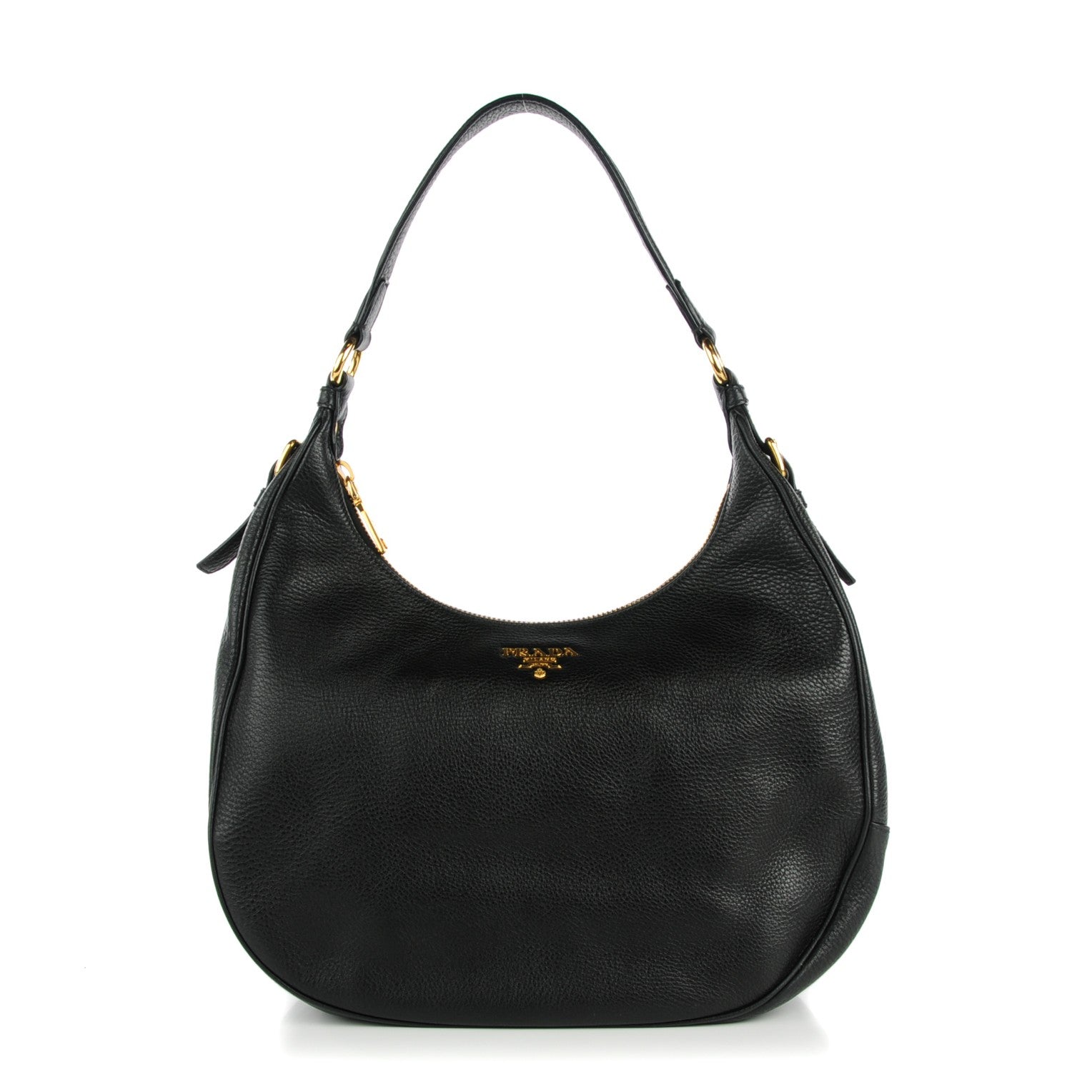 Prada Vitello Daino Hobo Nero Black 1 of 7