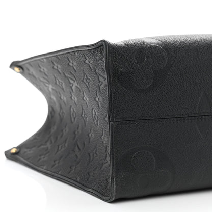 Louis Vuitton Empreinte Monogram Giant Onthego MM Black 8 of 9