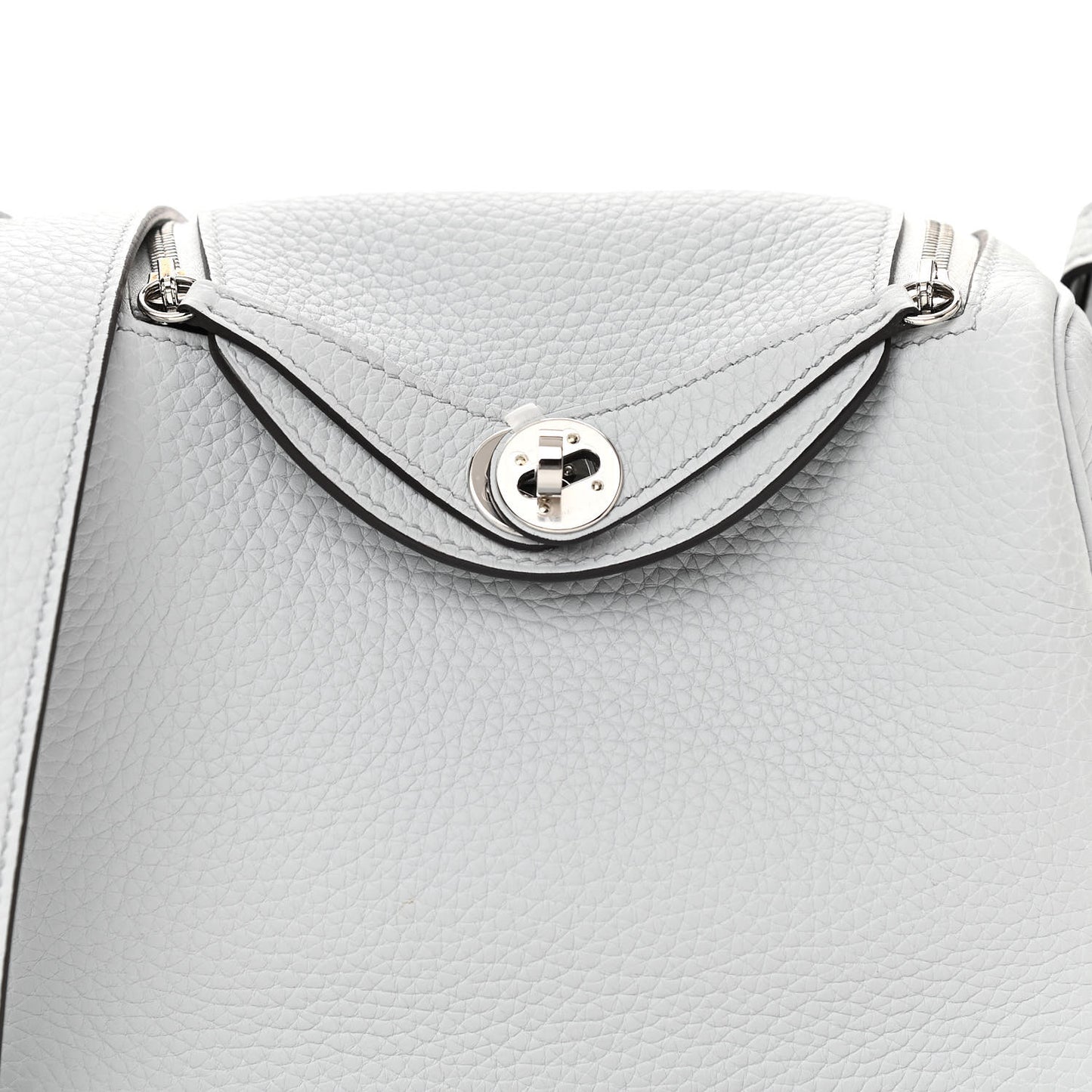 Taurillon Clemence Mini Lindy 20 Bleu Pale