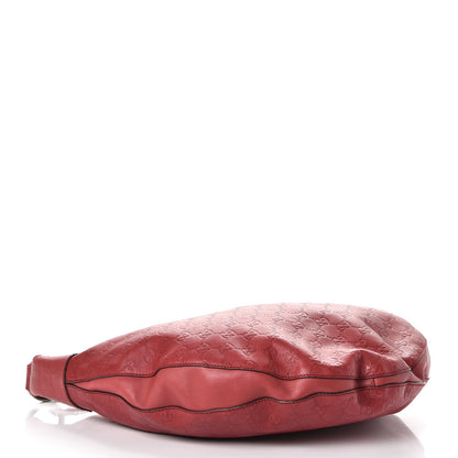 Gucci Guccissima Hobo Red 4 of 8