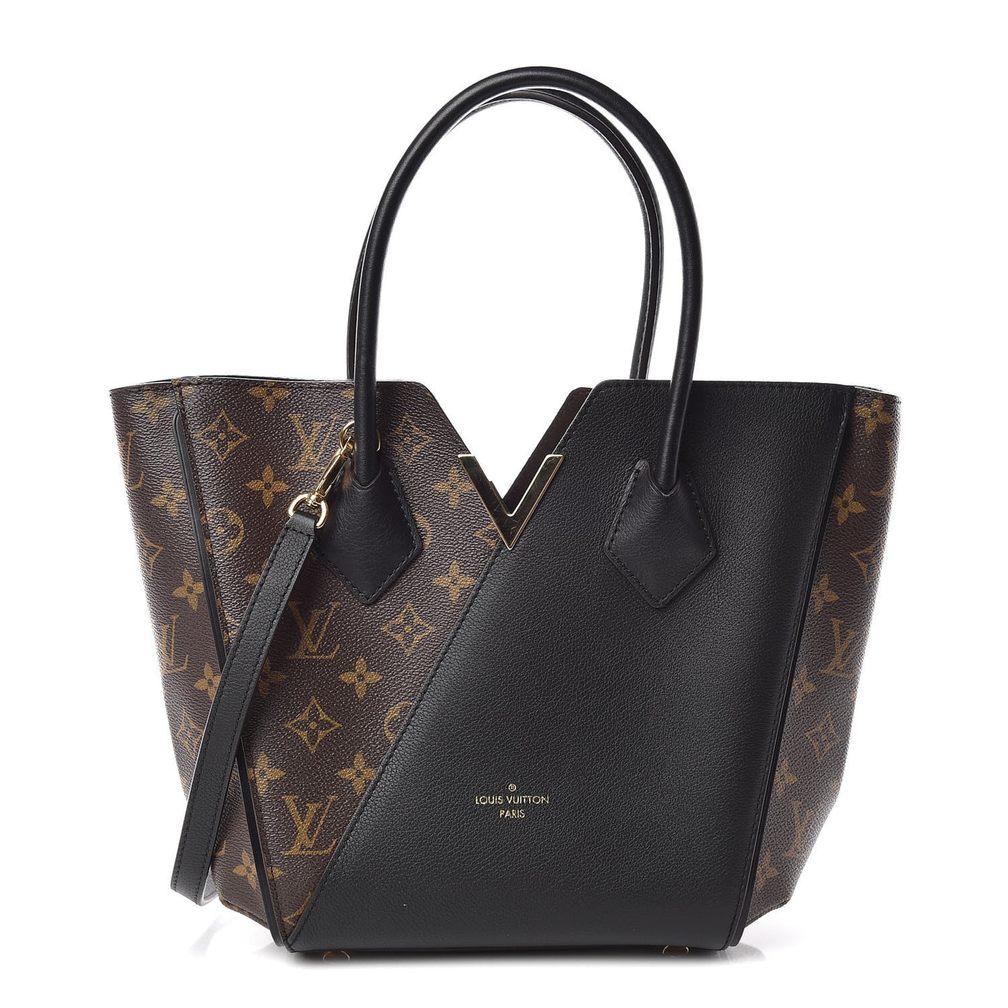 Calfskin Monogram Kimono Tote PM Black