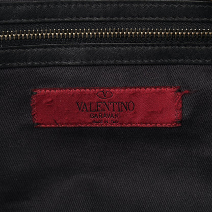 Valentino Garavani Vitello Rockstud Crossbody Tote Black 5 of 14