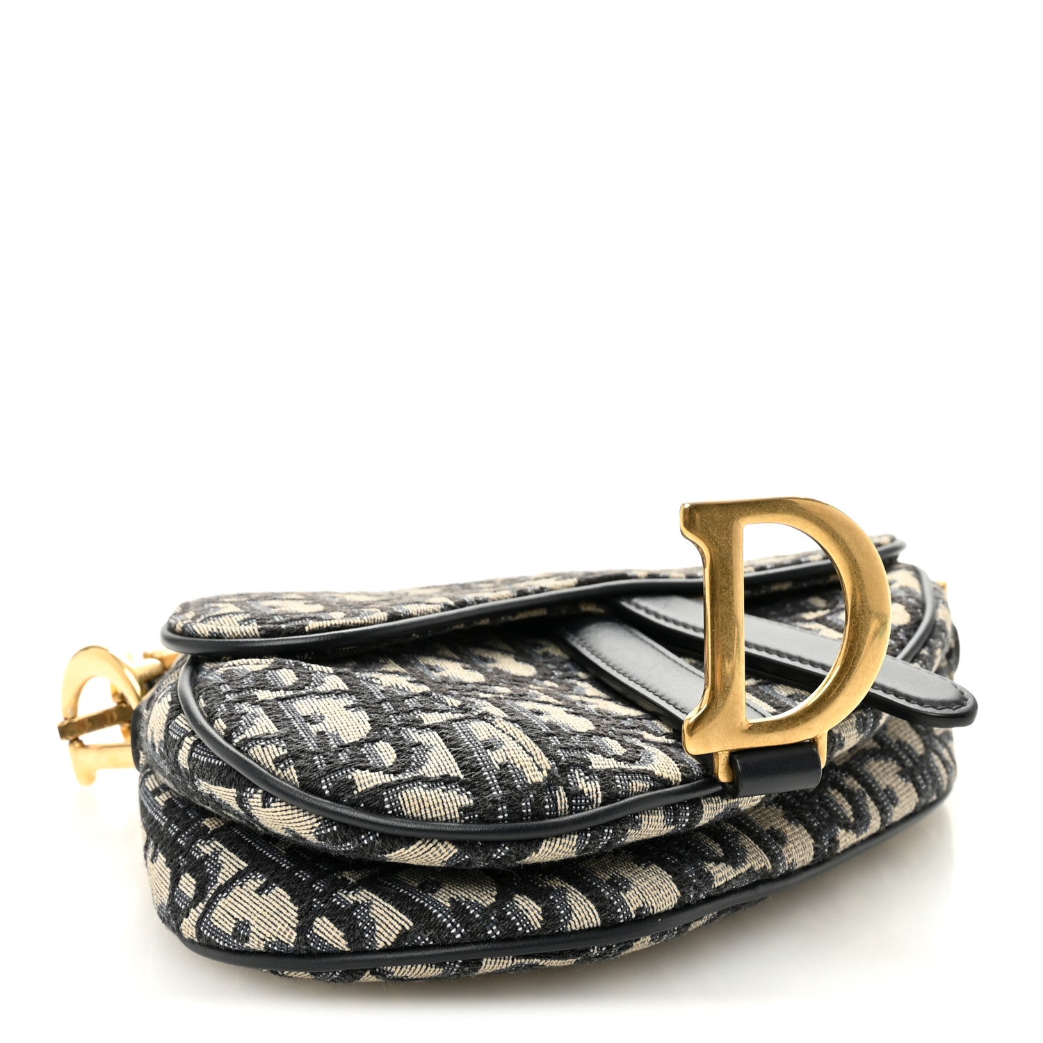 Christian Dior Oblique Mini Saddle Bag Blue 1886205 – FASHIONPHILE