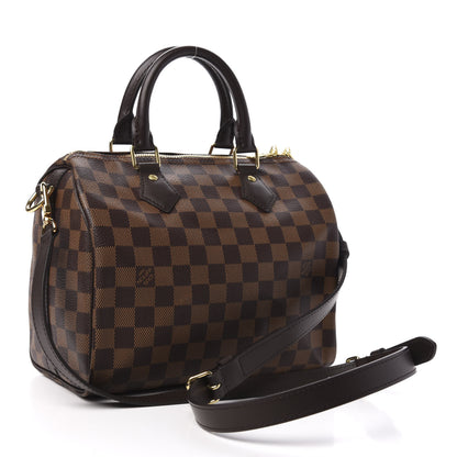 Louis Vuitton Damier Ebene Speedy Bandouliere 25 3 of 12