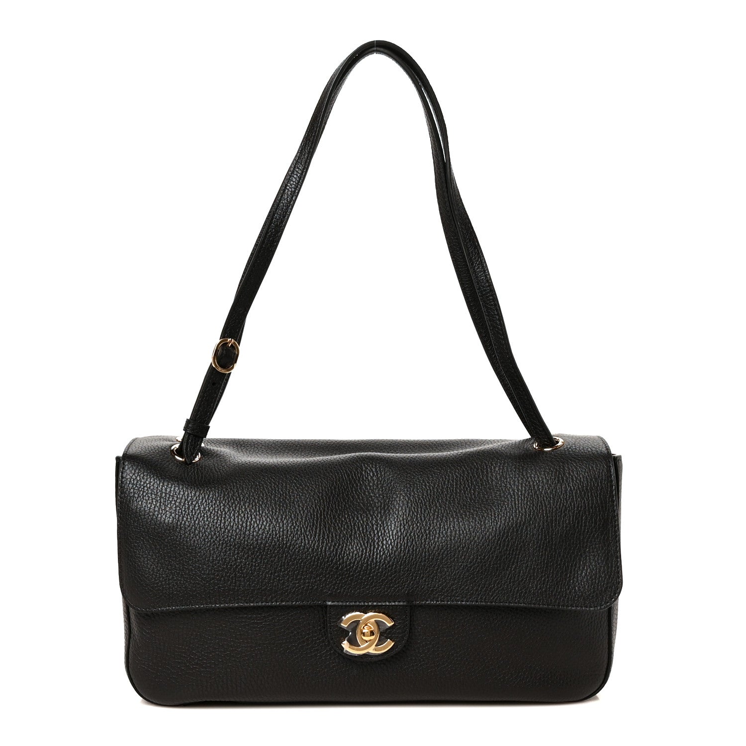 Chanel Grained Calfskin Small Souplissimo Maxi Flap Black 2 of 21