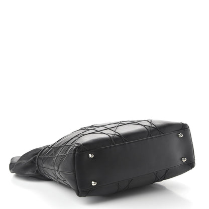 Christian Dior Lambskin Cannage Dior So Dior Tote Black 4 of 10