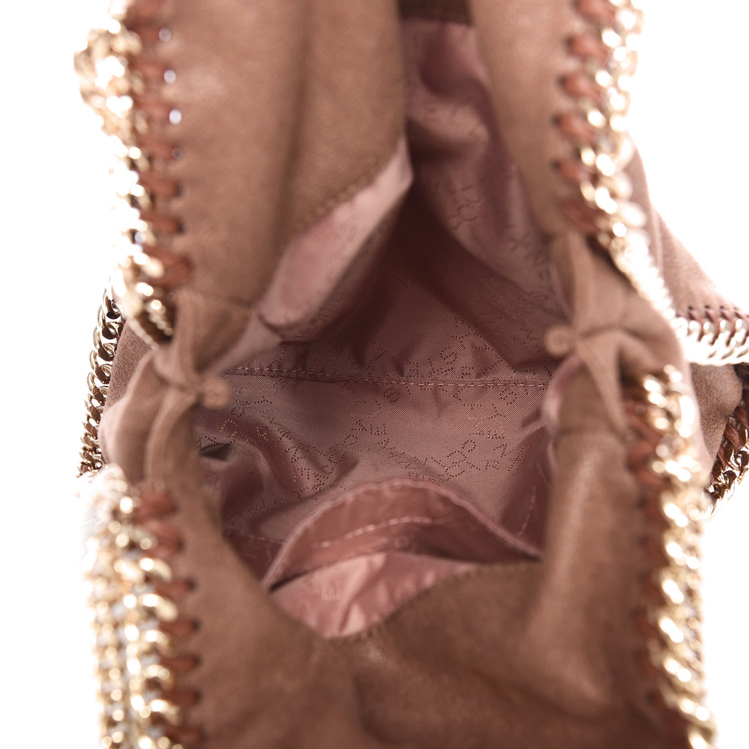 Stella McCartney Shaggy Deer Mini Falabella Fold Over Tote Pink 5 of 9