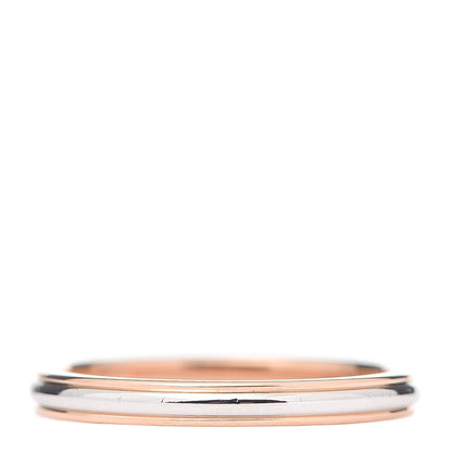 Tiffany Platinum 18K Rose Gold Lucida 2mm Band Ring 47 4 3 of 4