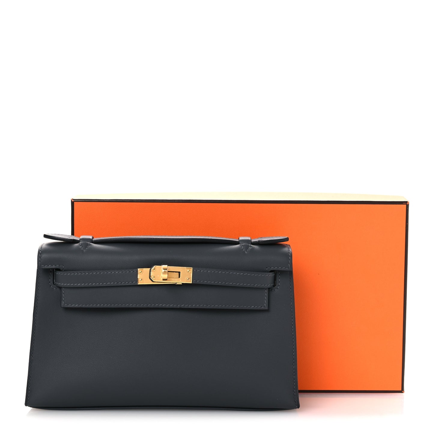 Swift Kelly Pochette Clutch Ardoise