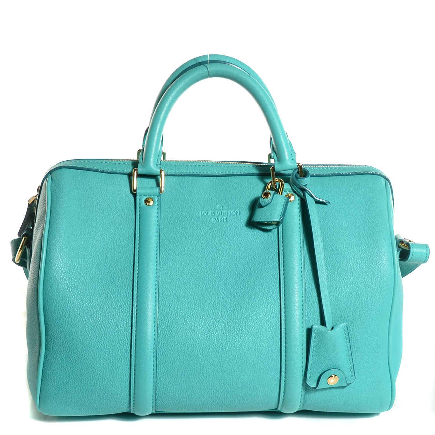 Louis Vuitton Calfskin SC Bag PM Turquoise 1 of 7