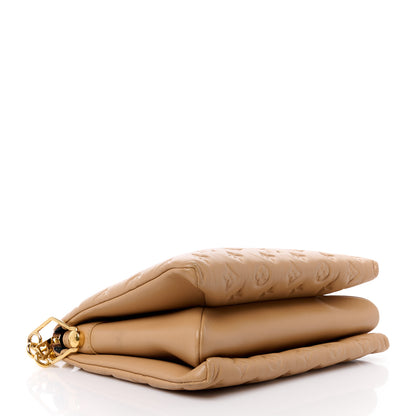 Louis Vuitton Lambskin Embossed Monogram Coussin PM Camel 4 of 12