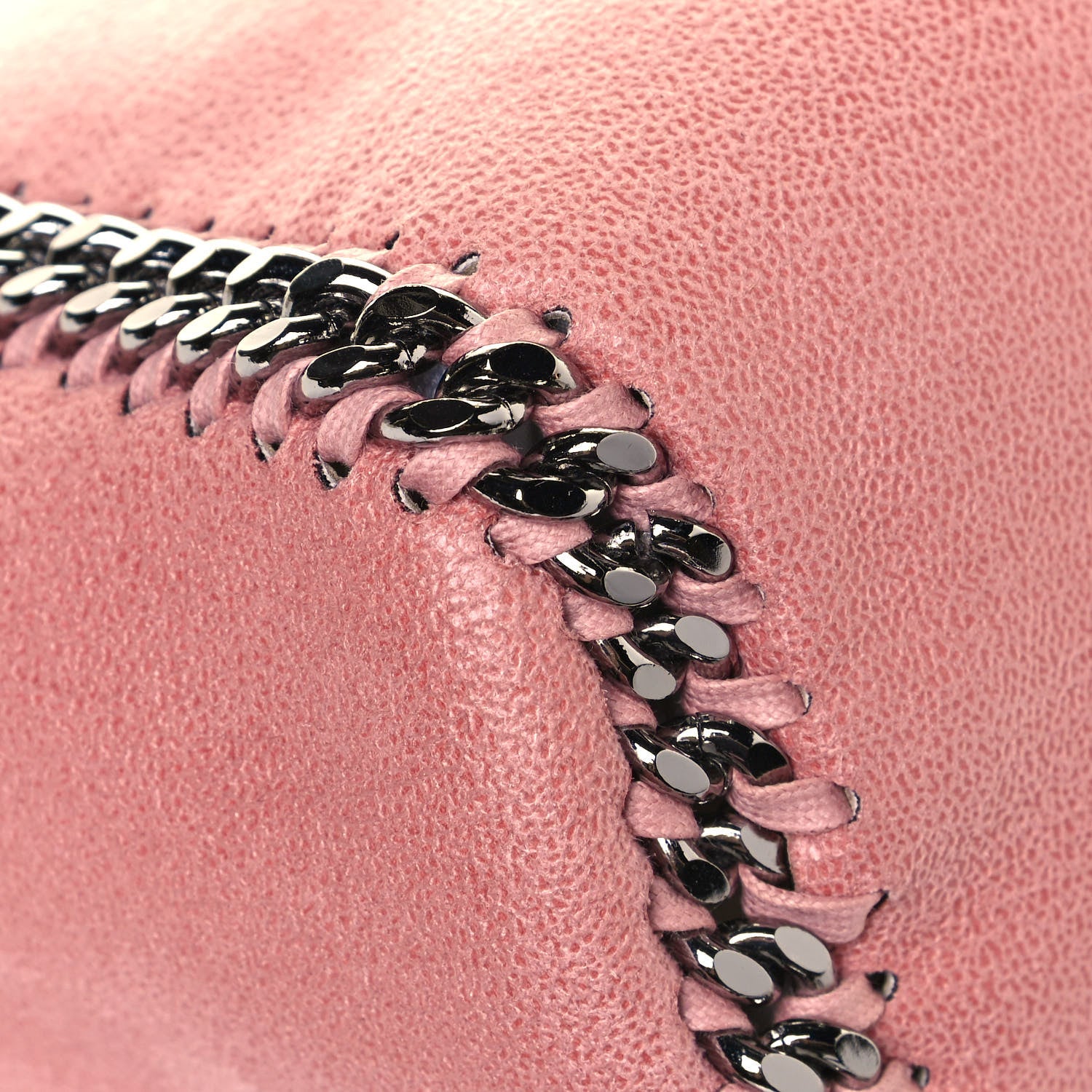 Stella McCartney Shaggy Deer Falabella Reversible Mini Fold Over Tote Pink 7 of 19