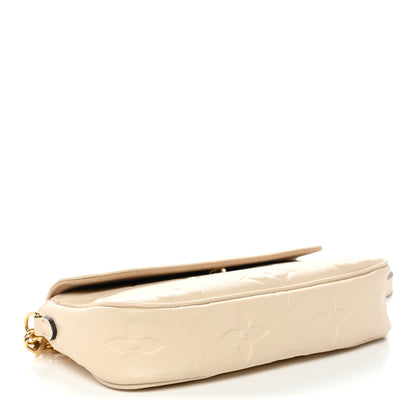 Louis Vuitton Empreinte Monogram Giant Ivy Wallet On Chain Cream 4 of 10